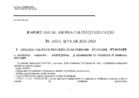 RAPORT 2024-2025