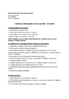 Tematica si bibliografie concurs secretar